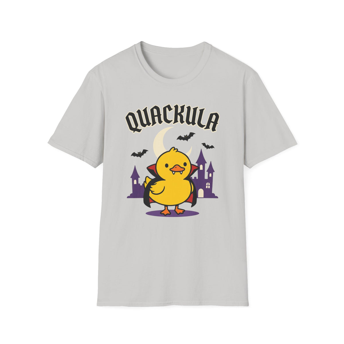 Quackula Halloween T-Shirt – Cute Vampire Duck Costume Tee