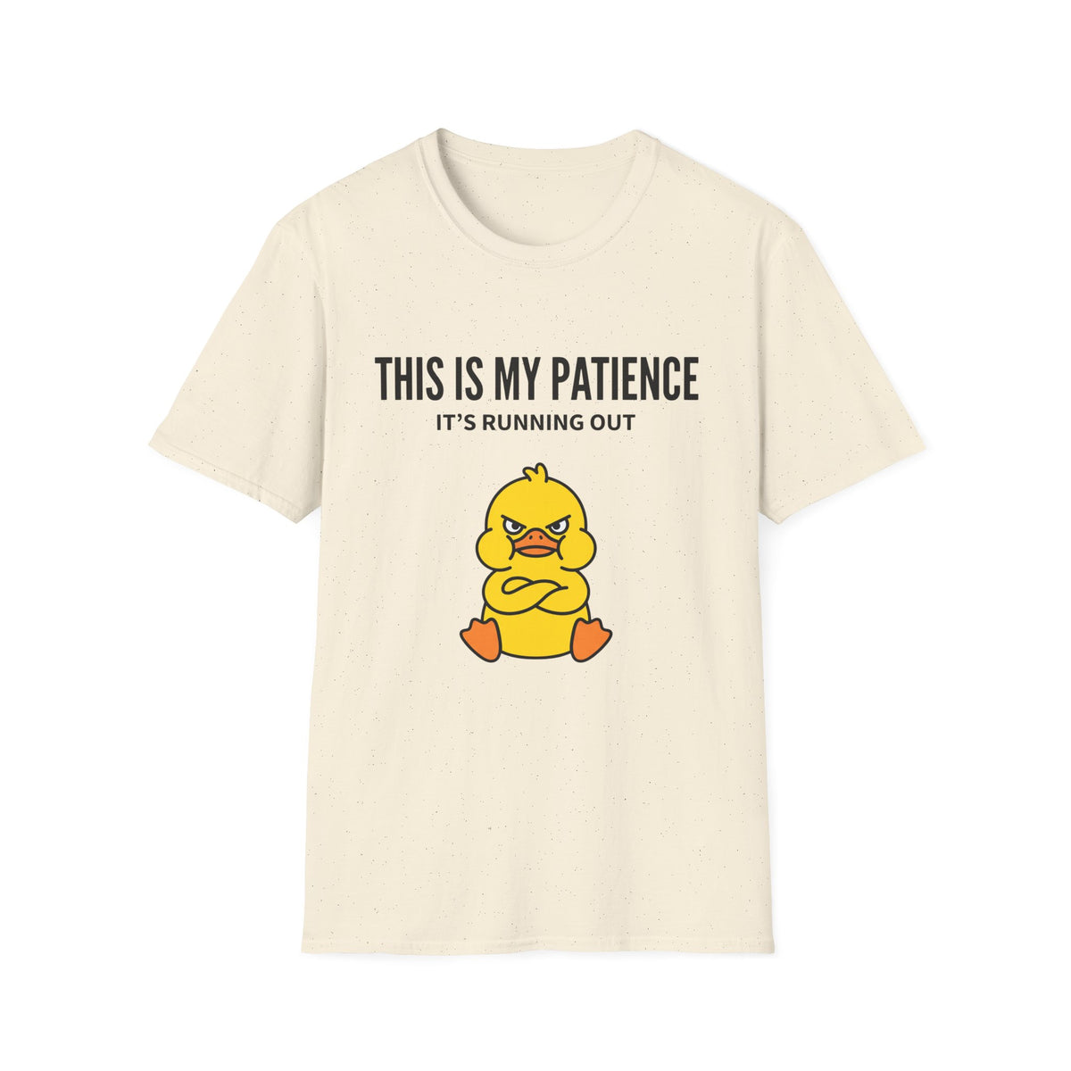 This Is My Patience Tee — "It’s Running Out" Angry Duck T-Shirt