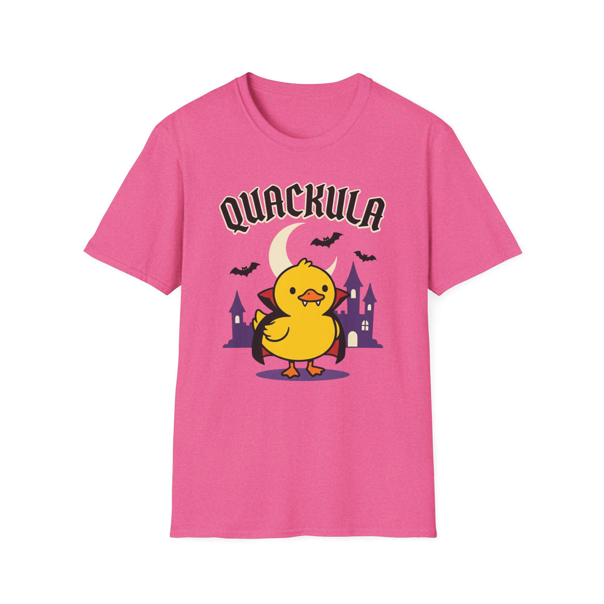Quackula Halloween T-Shirt – Cute Vampire Duck Costume Tee