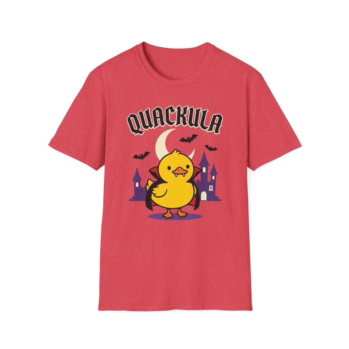Quackula Halloween T-Shirt – Cute Vampire Duck Costume Tee