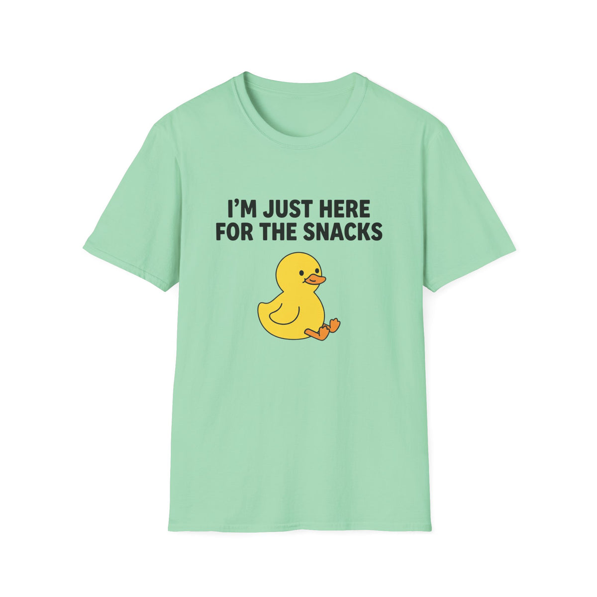 I'm Just Here for the Snacks Duck T‑Shirt
