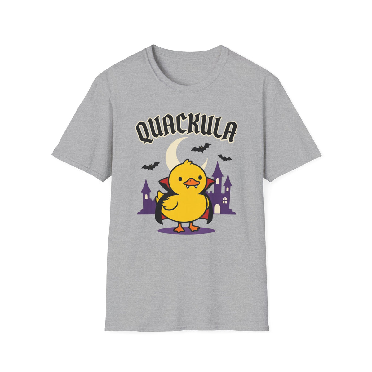 Quackula Halloween T-Shirt – Cute Vampire Duck Costume Tee