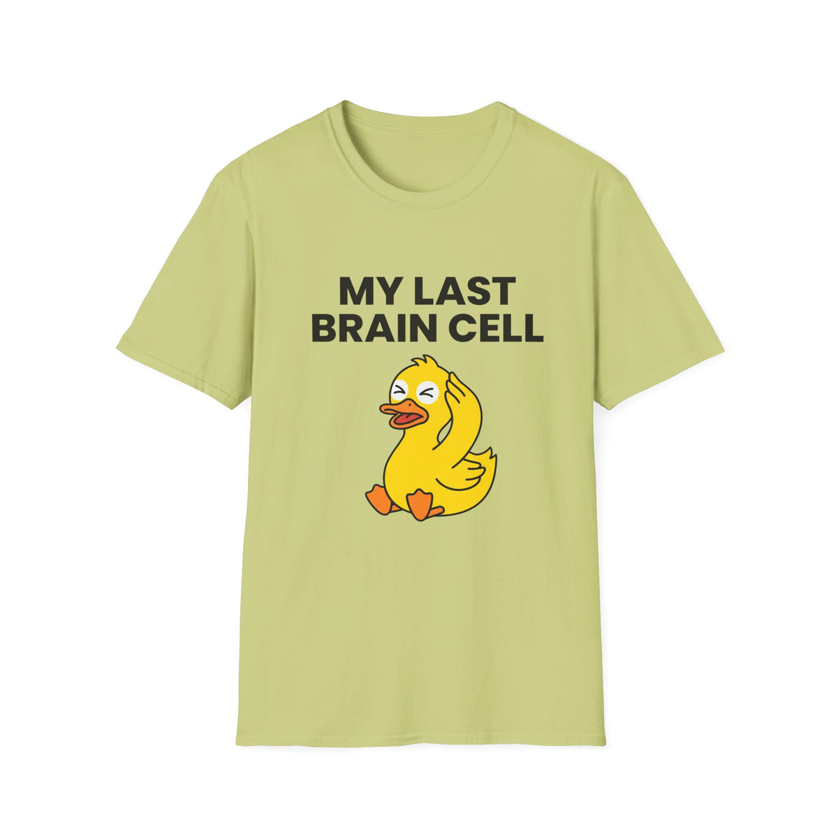 My Last Brain Cell T-Shirt — Funny Duck Graphic Tee
