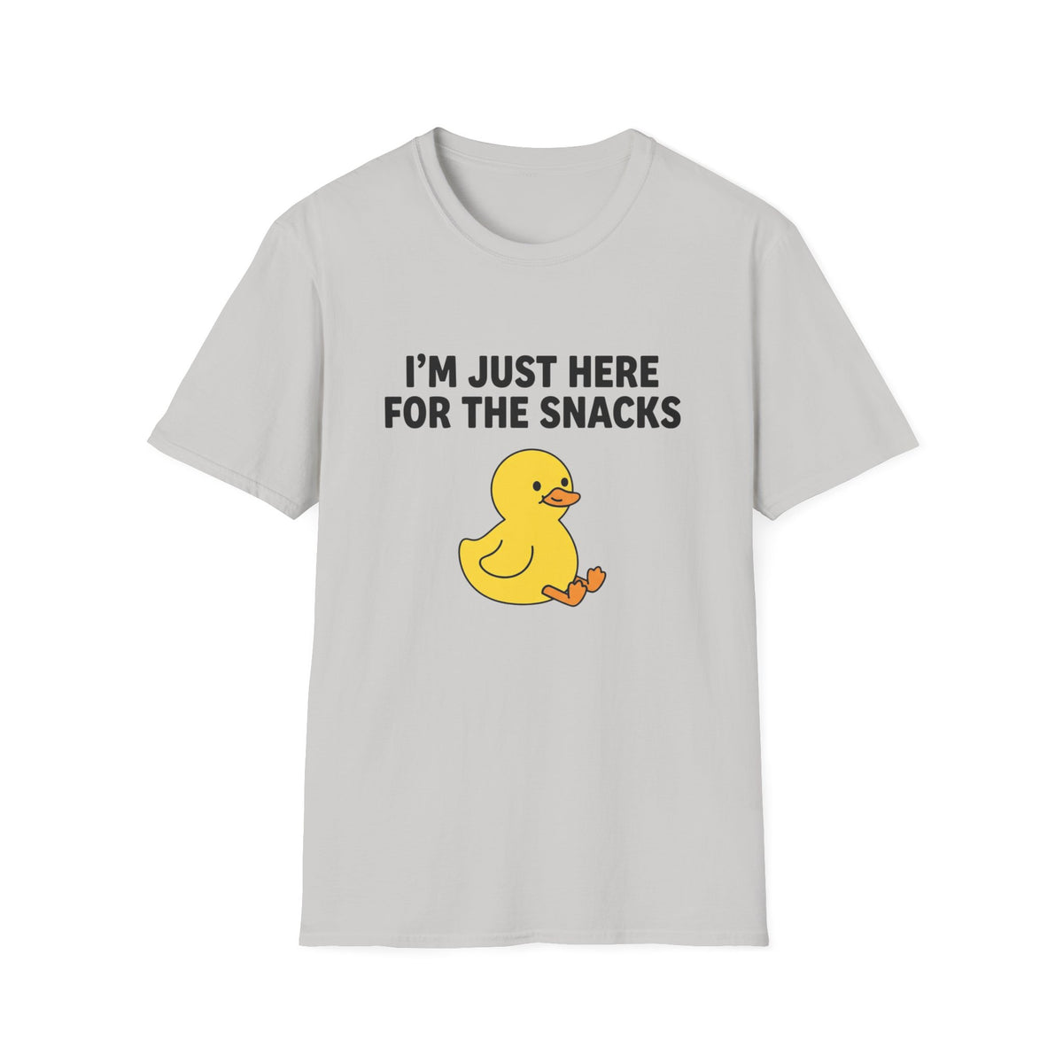 I'm Just Here for the Snacks Duck T‑Shirt
