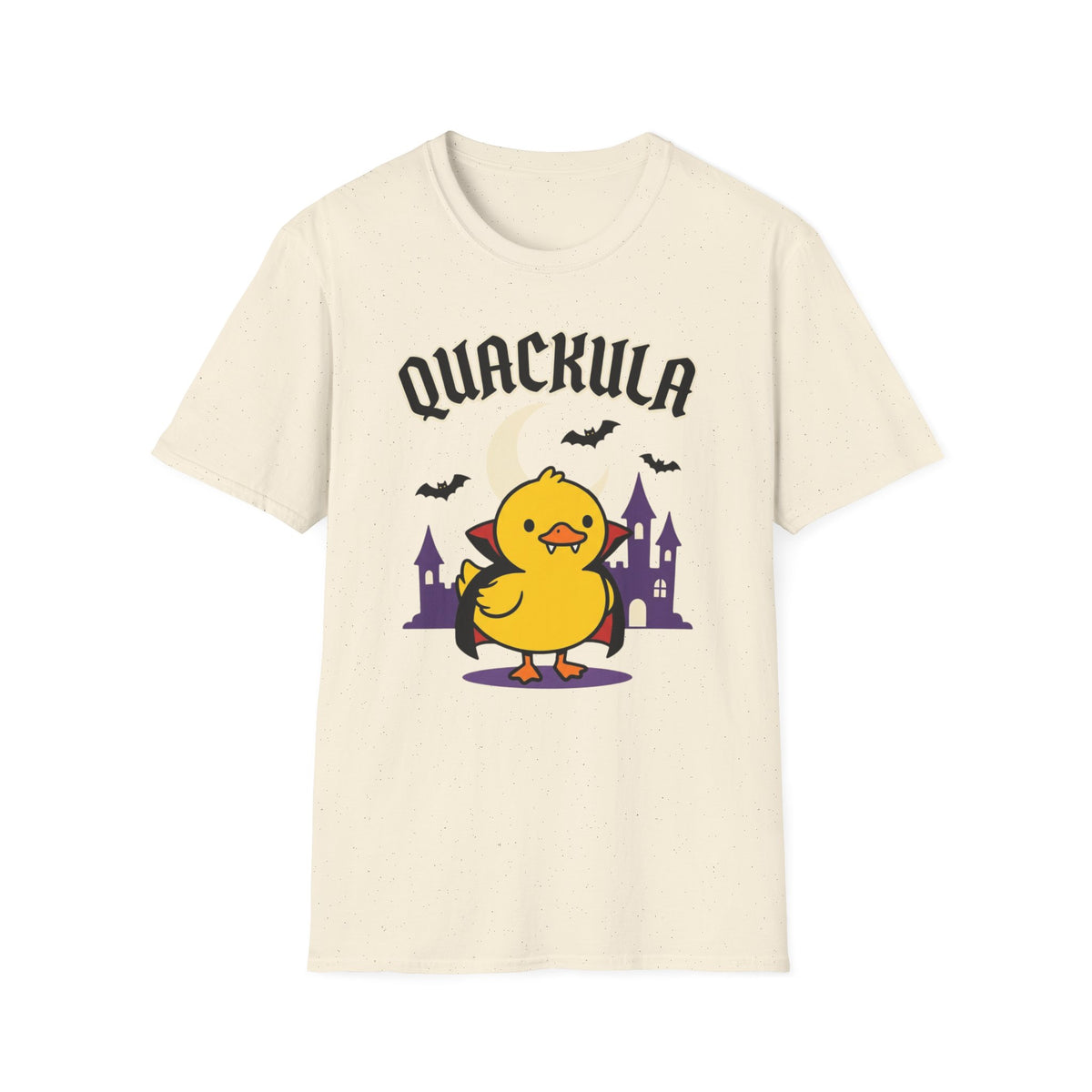 Quackula Halloween T-Shirt – Cute Vampire Duck Costume Tee