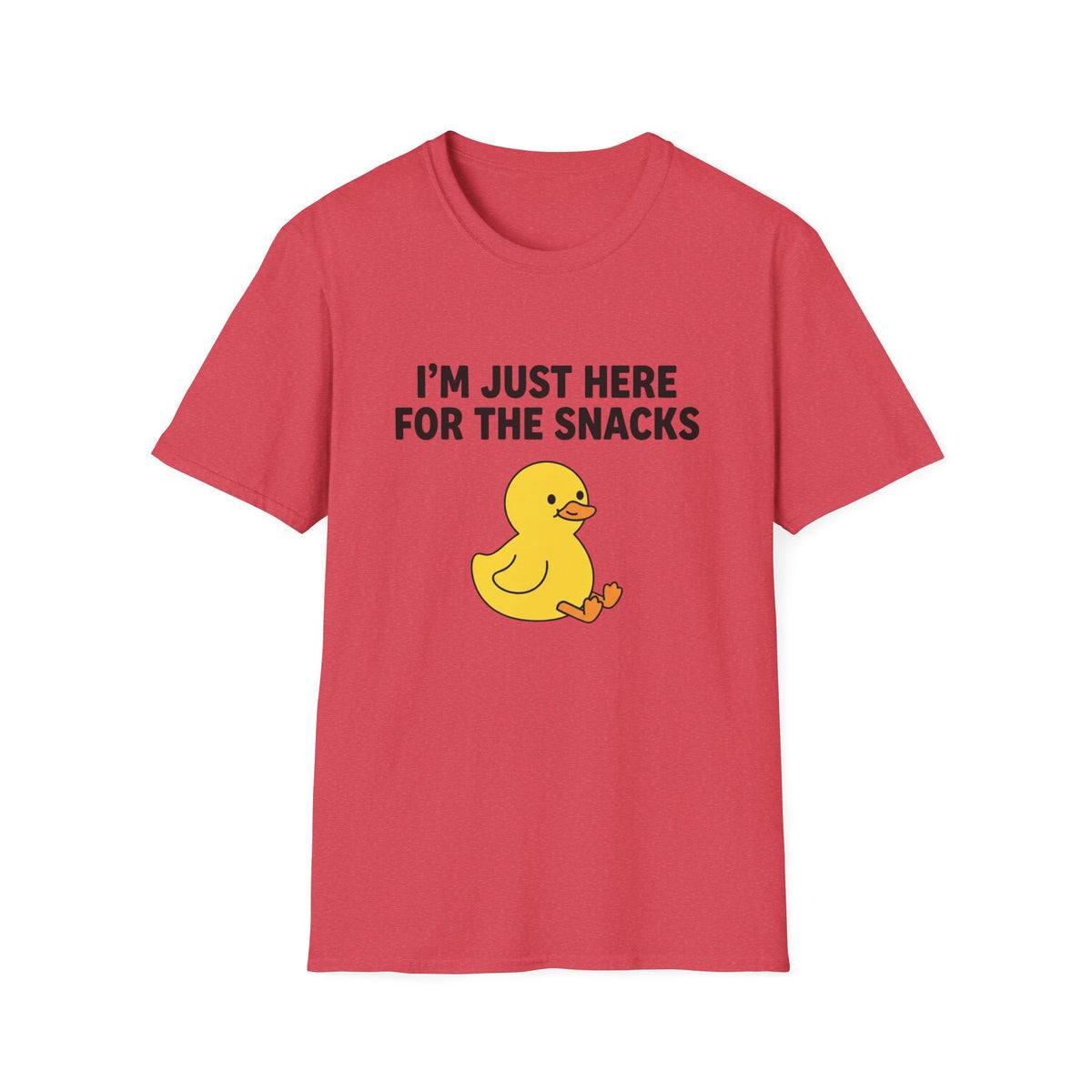 I'm Just Here for the Snacks Duck T‑Shirt