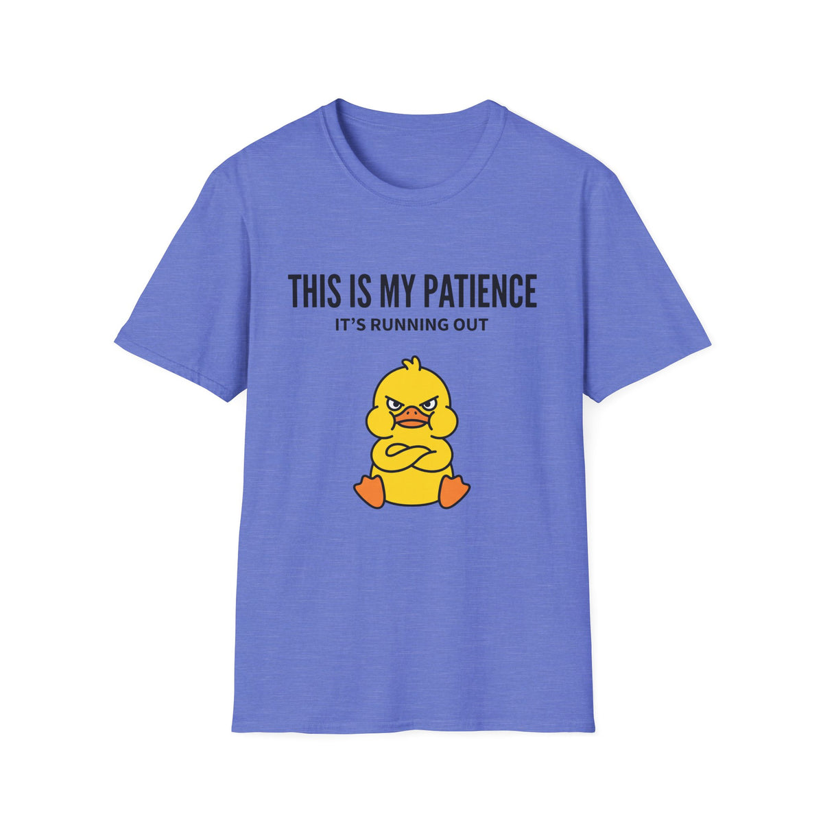 This Is My Patience Tee — "It’s Running Out" Angry Duck T-Shirt