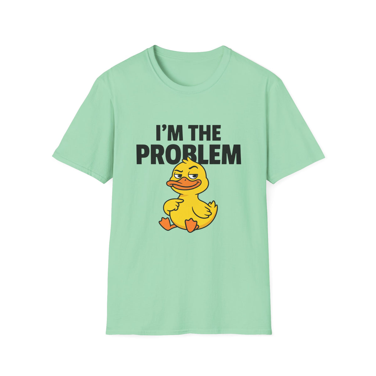 I’m The Problem Duck T-Shirt — Funny Cartoon Duck Graphic Tee