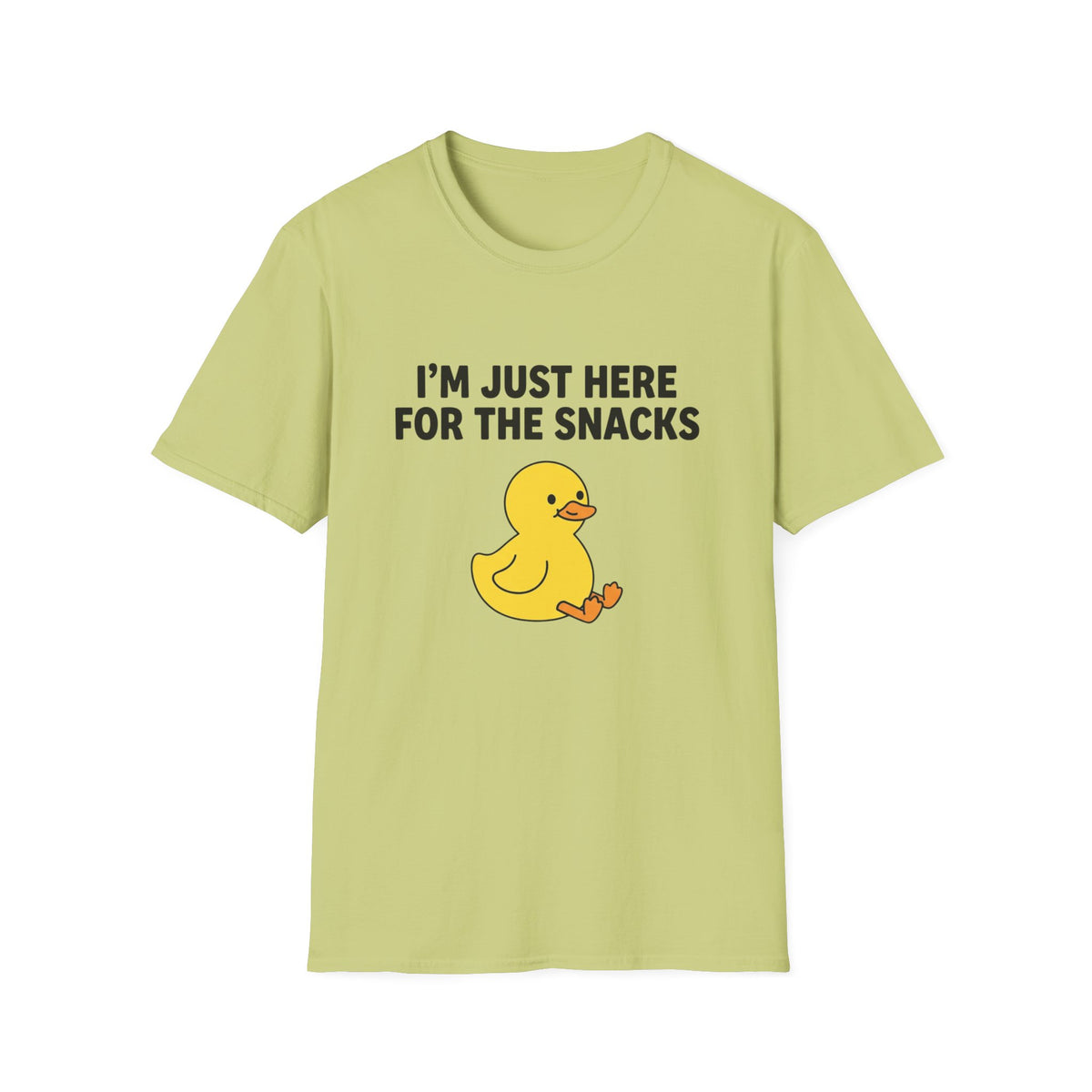I'm Just Here for the Snacks Duck T‑Shirt
