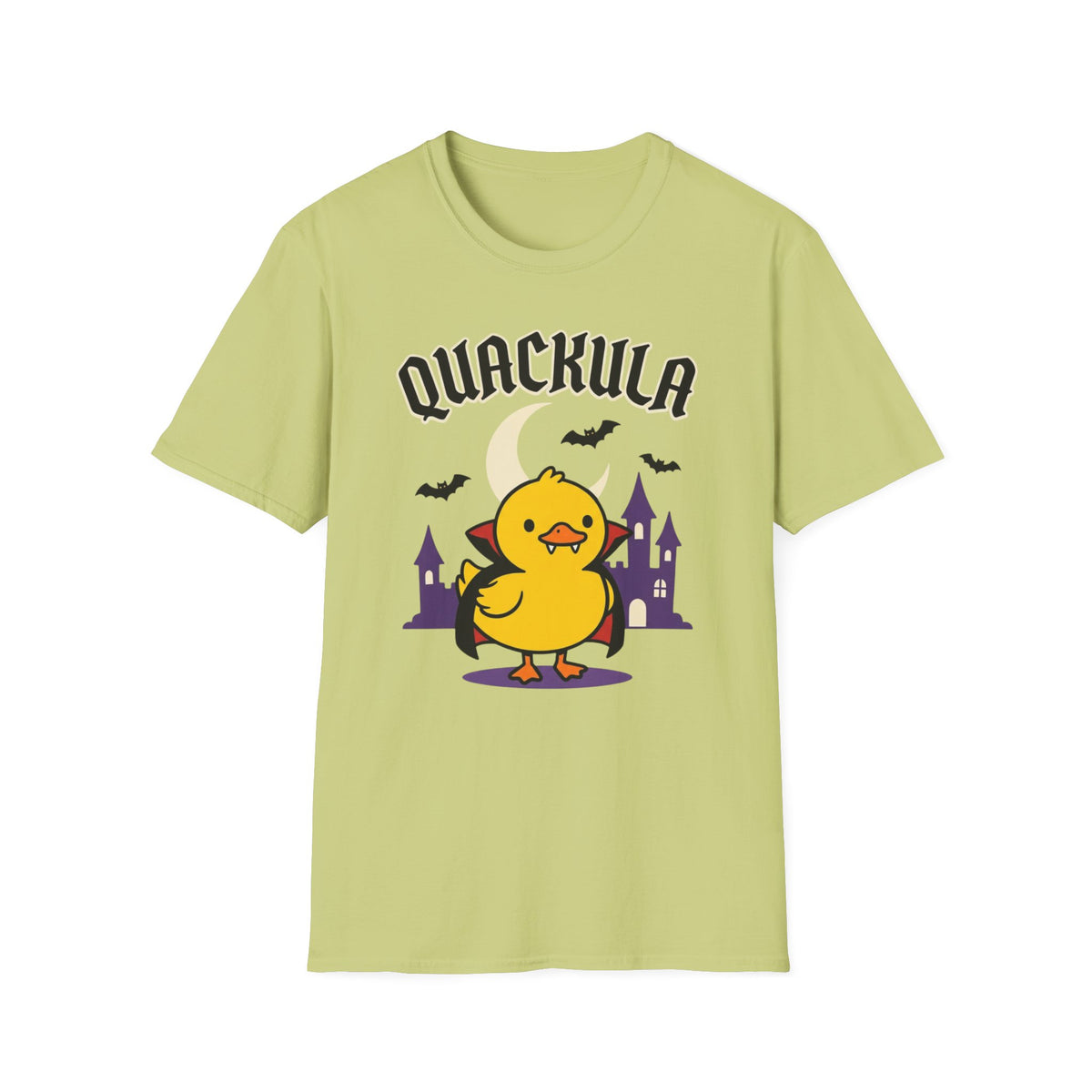 Quackula Halloween T-Shirt – Cute Vampire Duck Costume Tee