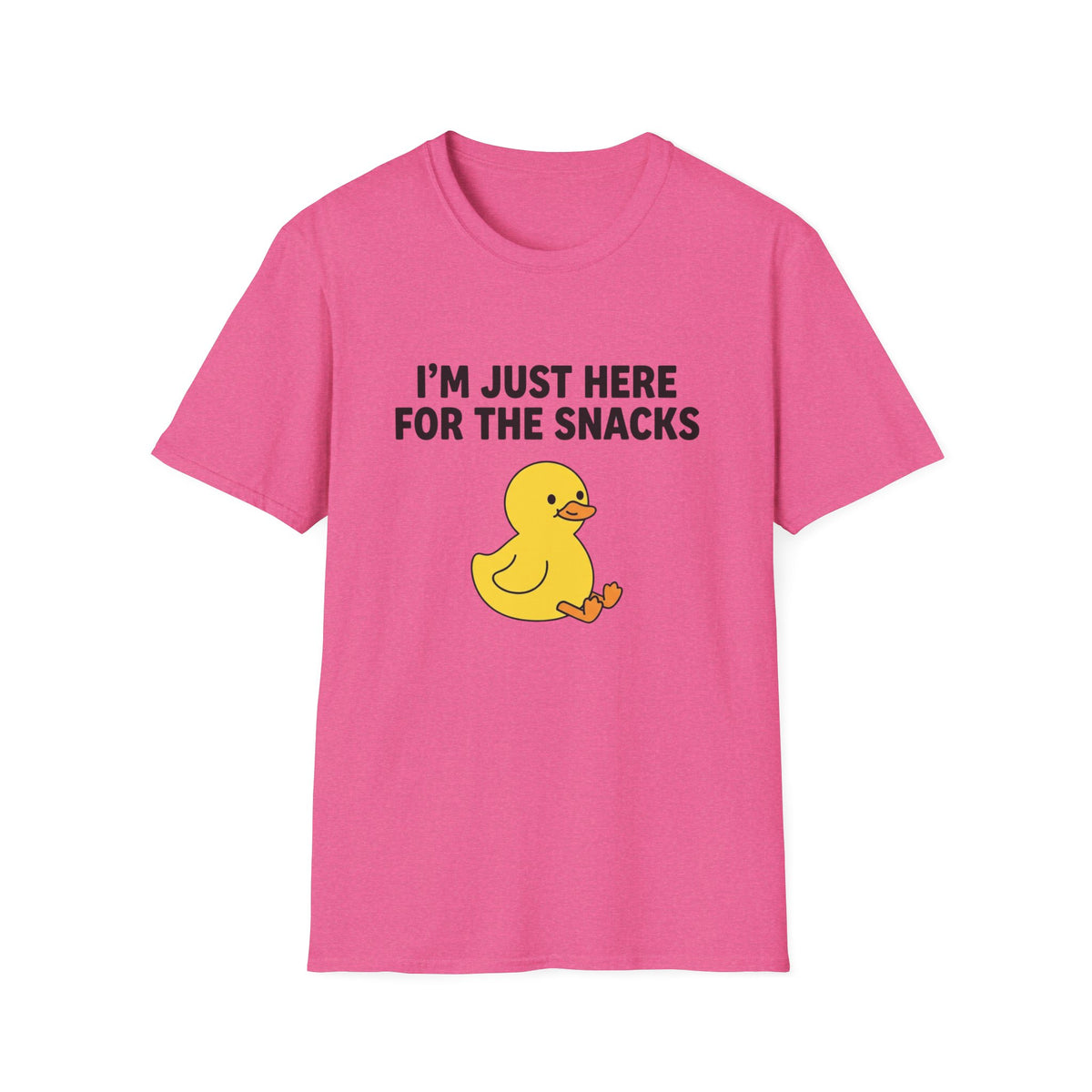 I'm Just Here for the Snacks Duck T‑Shirt